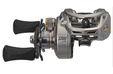 Image of Lew's Speed Stick Spinning Rod, 6ft 6in, 3-PC IM8 Graphite Rod w/ Ultra-Light  and Fast, Cork Split-Grip, Fuji Concept O Guides, Hard-Sided Travel Case, Black/Green, LSST66UL-3