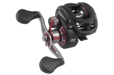 Image of Lew's TP2 Casting Rod, Crankbait Model, 7ft 2in, 1-PC HM45 Graphite Rod w/ Medium  and Moderate, Winn Dri-Tac Split-Grip, SoftTouch Reel Seat, Black/Gray, TP272M-CB2