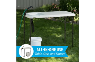 Image of Lifetime Products 4-Foot Fillet Table, White, 280560