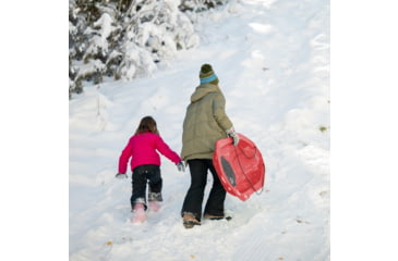 Image of Lifetime Products 48in Premium Snow Sled, 2 Pack, Red, 91181