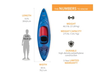 Image of Lifetime Products Charger 100 Sit-Inside Kayak