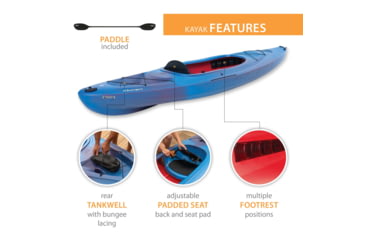 Image of Lifetime Products Charger 100 Sit-Inside Kayak