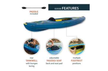 Image of Lifetime Products Charger 100 Sit-Inside Kayak