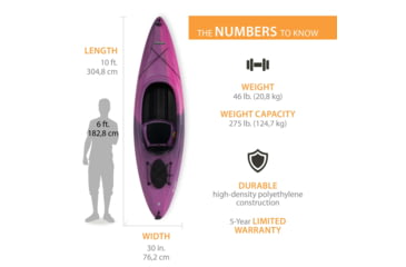 Image of Lifetime Products Cruze 100 Sit-Inside Kayak