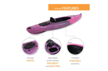 Image of Lifetime Products Cruze 100 Sit-Inside Kayak