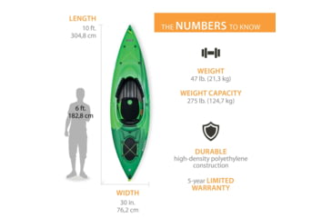 Image of Lifetime Products Guster 100 Sit-Inside Kayak