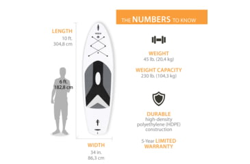 Image of Lifetime Products Horizon 100 Stand-Up Paddleboard