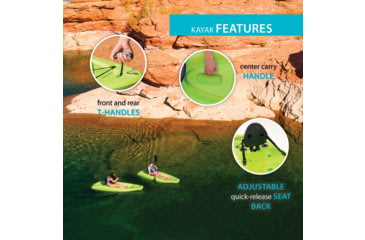 Image of Lifetime Products Hydros 85 Sit-On-Top Fishing Kayak w/Paddle