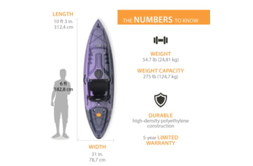 Image of Lifetime Products Oracle 103 Sit-On-Top Kayak