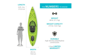 Image of Lifetime Products Revel 103 Sit-Inside Kayak