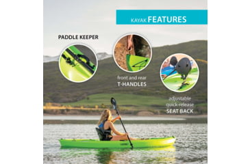 Image of Lifetime Products Tahoma 100 Sit-On-Top Kayak w/Paddle