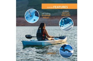 Image of Lifetime Products Tamarack 100 Sit-On-Top Kayak w/Paddle