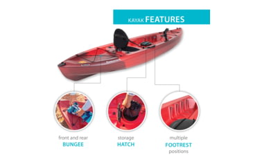 Image of Lifetime Products Tamarack Angler 100 Sit-On-Top Fishing Kayak