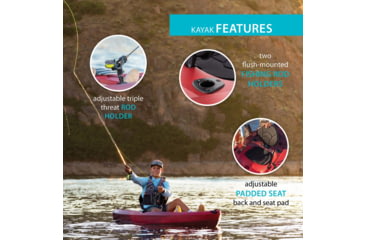 Image of Lifetime Products Tamarack Angler 100 Sit-On-Top Fishing Kayak
