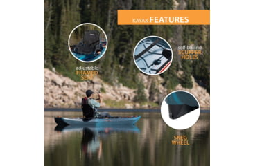 Image of Lifetime Products Teton Pro 116 Sit-On-Top Fishing Kayak
