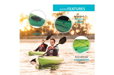 Image of Lifetime Products Tide 103 Sit-Inside Kayak w/Paddle