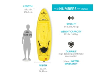 Image of Lifetime Products Volt 85 Sit-On-Top Kayak