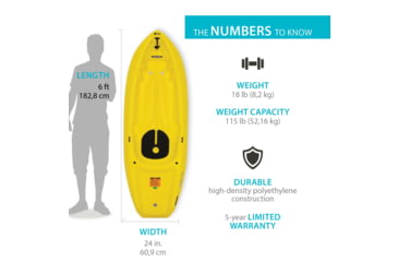 Image of Lifetime Products Wave 60 Sit-On-Top Youth Kayak w/Paddle