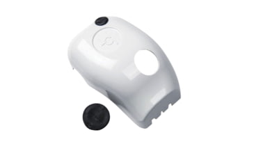 Image of Lippert Solera Manual Crank-Style Awning Drive Head Front Cover, White, 351831