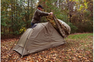 Image of LiteFighter Gear Fido Ai Individual Shelter System, Multicam Camouflage, 84in x 32in x 36in, AI1100-MUL