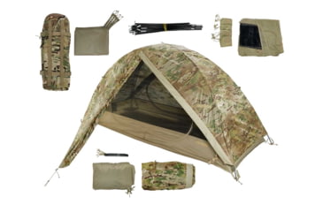 Image of LiteFighter Gear Fido Ai Individual Shelter System, Multicam Camouflage, 84in x 32in x 36in, AI1100-MUL