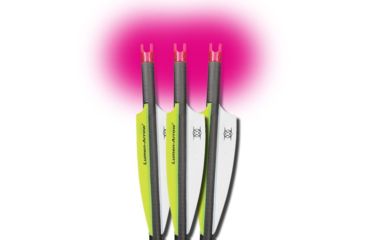 Image of Lumenok 22in Carbon Bolt w/Capture Nocks, 3-Pack, Pink BCAP223P