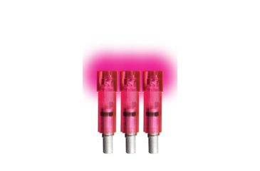 Image of Lumenok Lighted Crossbow Nock Excalibur Diablo/Firebolt Flat Bolt Ends, 3-Pack, Pink EXCF3P