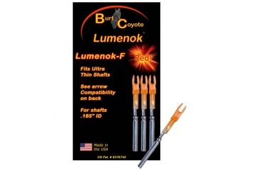 Image of Lumenok Lighted Nock, HD Orange F Nock 3 pk. F3