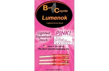 Image of Lumenok Lighted Nock, Pink S Nock 3 pk. SL3P