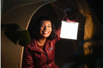 Image of LuminAID Survivor Solar Lantern w/Dual Phone Charger, White, 0196-0350