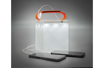 Image of LuminAID Survivor Solar Lantern w/Dual Phone Charger, White, 0196-0350