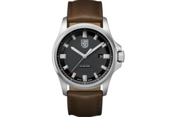Image of Luminox Dress Field Quartz Watches, Black/Silver/Brown, 42 mm, 1831