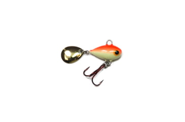 Image of Lunkerhunt Magic Bean Bait, Glow Orange, 0.75in &amp; 1/4 oz, LHIMB18