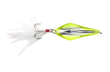 Image of Lunkerhunt Rattle Spud Bait, Silver Chartreuse, 1/8 oz, RS105