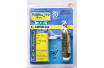 Image of Maark4 Leland Co2 Manual Life Jacket Rearming Kit - 16 Gram Co2 Cartridge, 16g-manual-rearm-kit-life-jacket-accessories
