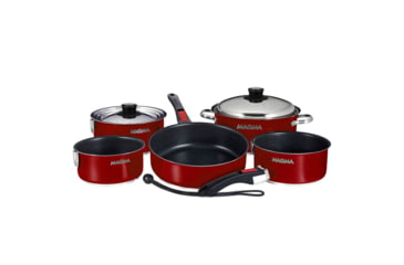 Image of Magma Marine Red Nesting Cookware Set, marine-red-nesting-cookware-set