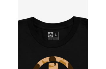 Image of Magpul MAG1527-001-S Raider Camo Icon CVC Black Cotton/Polyester Short Sleeve S