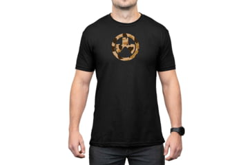 Image of Magpul MAG1527-001-S Raider Camo Icon CVC Black Cotton/Polyester Short Sleeve S