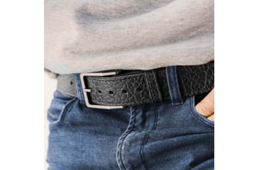 Image of Magpul MAG1276-230-32 Tejas EL Cibolo Black Bison Hide 32 1.50 Wide Buckle Clo
