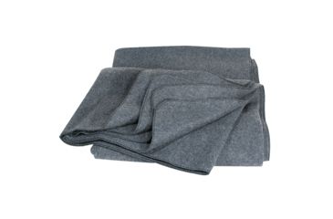 Image of Major Surplus 80% Wool 4Lb Military Blanket, Gray, 66 in x 90 in, 02-0311014412