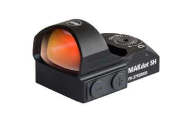 Image of MAK Optics Makdot SH Red Dot Sight w/ P-Lock Mount, Glock 17/19 Gen 3/4, Black, 6150-91XX-0003