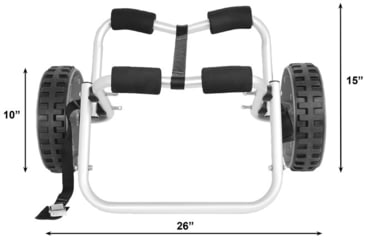 Image of Malone Auto Racks NomadTRX Standard Kayak Cart w/ No-flat Tires, MPG523