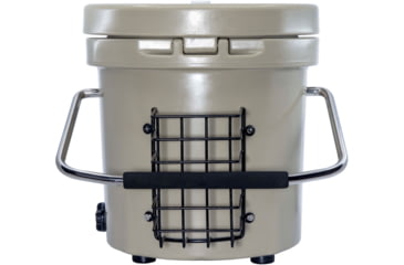 Image of Mammoth Coolers Mr. Crappie Live Bait Bucket, Tan, MB10T-MMRC