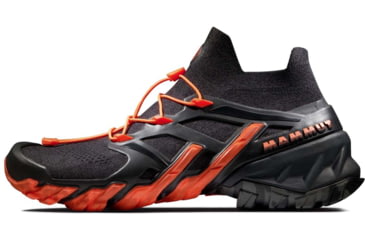 Image of Mammut Aegility Pro Mid DT - Mens, Black/Vibrant Orange, 9, 3030-04570-00533-1090