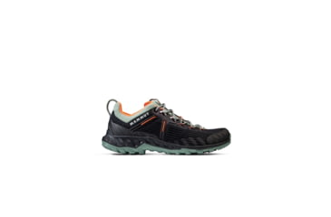Image of Mammut Alnasca Knit III Low Approach Shoes - Womens, Black-Jade, US 8, 3020-06530-9232-1065