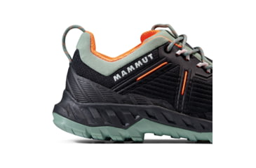 Image of Mammut Alnasca Knit III Low Approach Shoes - Womens, Black-Jade, US 8, 3020-06530-9232-1065