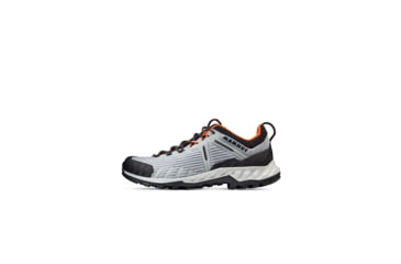 Image of Mammut Alnasca Knit III Low Approach Shoes - Womens, Ice Gray-Black, US 5, 3020-06530-00770-1035