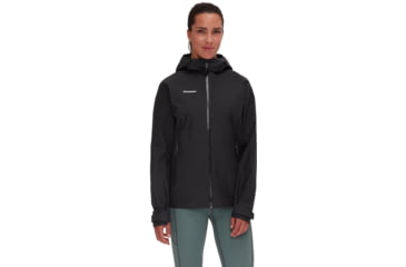 Image of Mammut Alto Light HS Hooded Jacket - Womens, Black, Extra Small, 1010-30670-0001-112