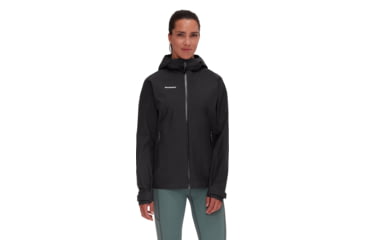 Image of Mammut Alto Light HS Hooded Jacket - Womens, Black, XL, 1010-30670-0001-116