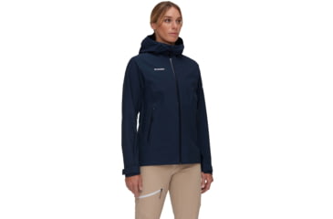 Image of Mammut Alto Light HS Hooded Jacket - Womens, Marine, Large, 1010-30670-5118-115